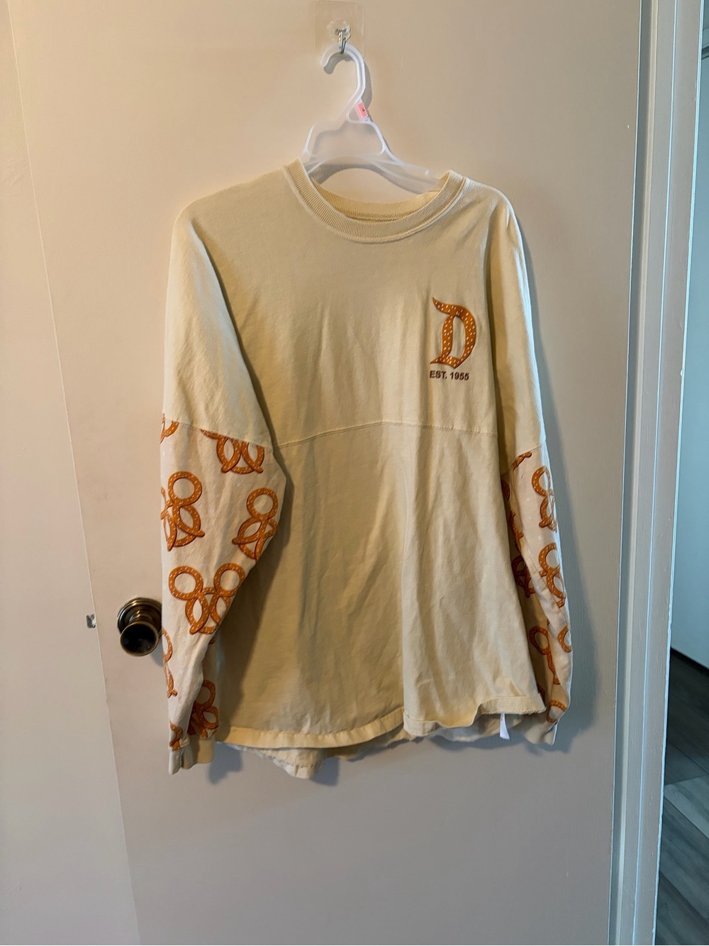 Disney Cream Graphic Pullover with Subtle Logo Print - Picture 2 of 7